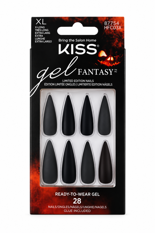 Kiss Gel Fantasy Nails 87754 Dark Halloween