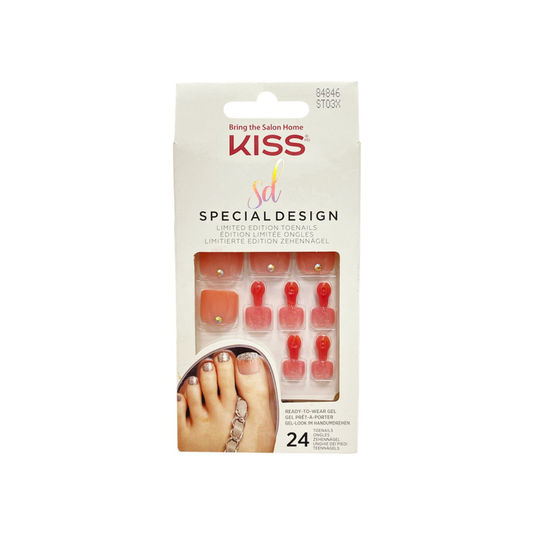 Kiss Special Design 24 Toenails 84846