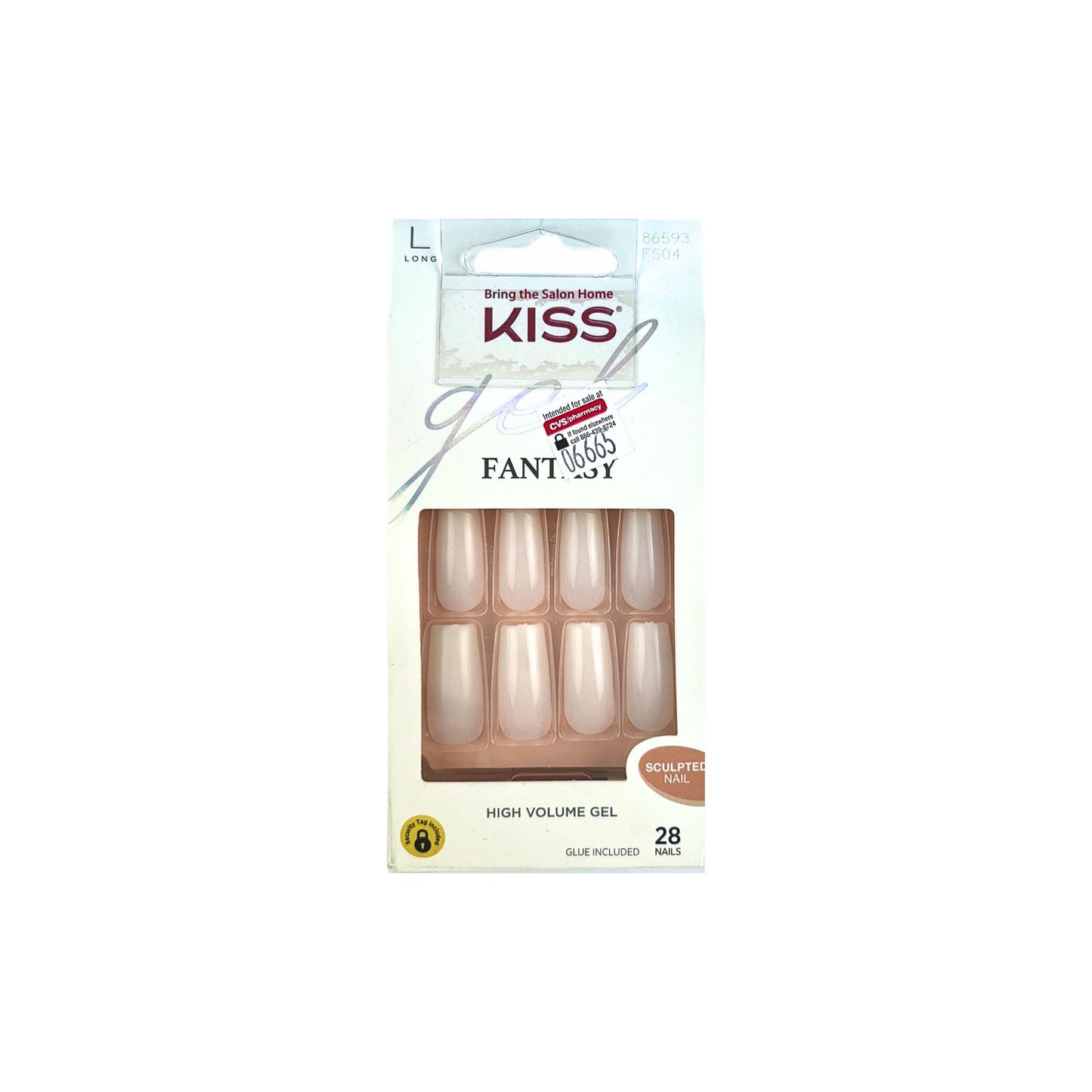 Kiss Gel Fantasy 28 Long Nails 856593