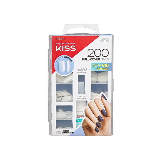 Kiss 100 Active Square Nails 20006