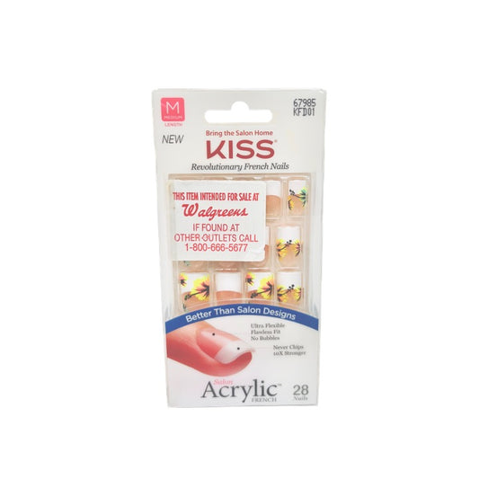 Kiss Acrylic French Nails 67985