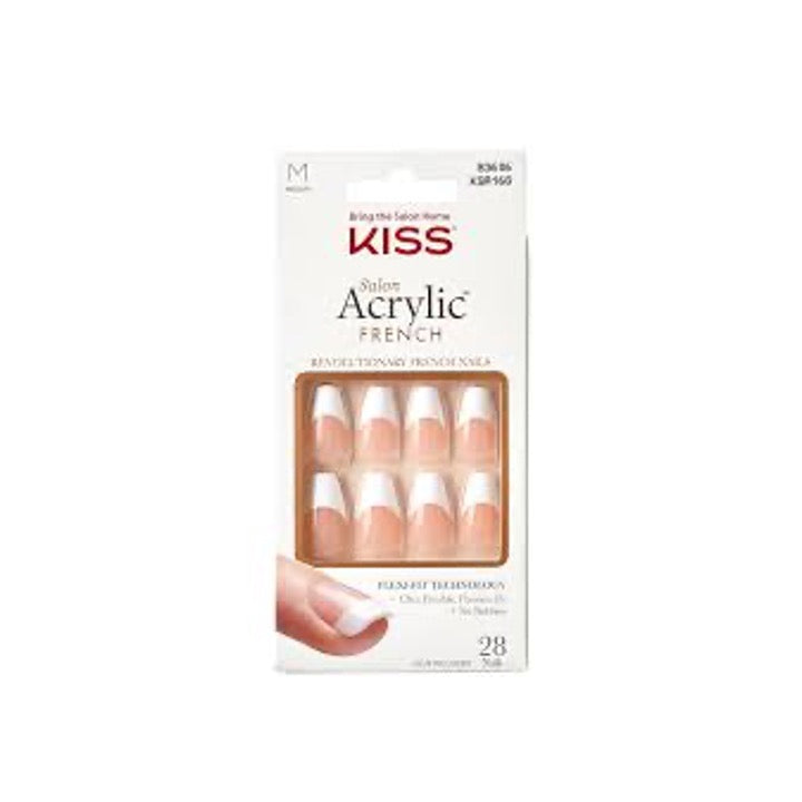 Kiss Acrylic French Nails 83606