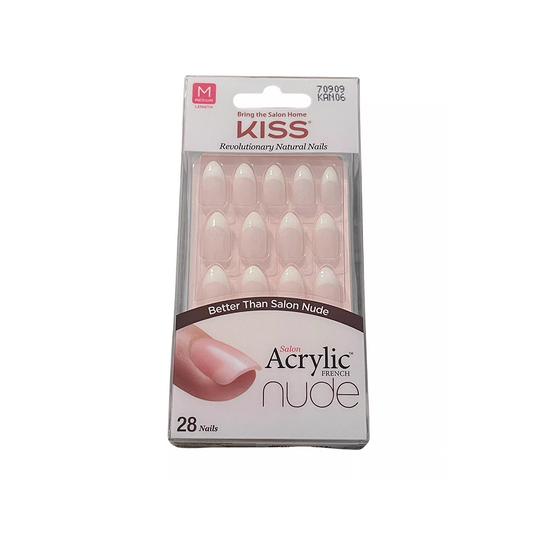 Kiss Acrylic French Nude Nails 70909