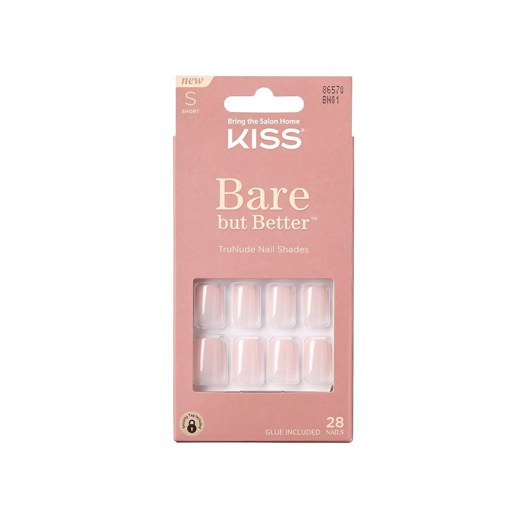 Kiss Bare But Better 28 Short Nails 86570