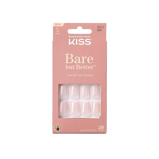 Kiss Bare But Better 28 Short Nails 86570