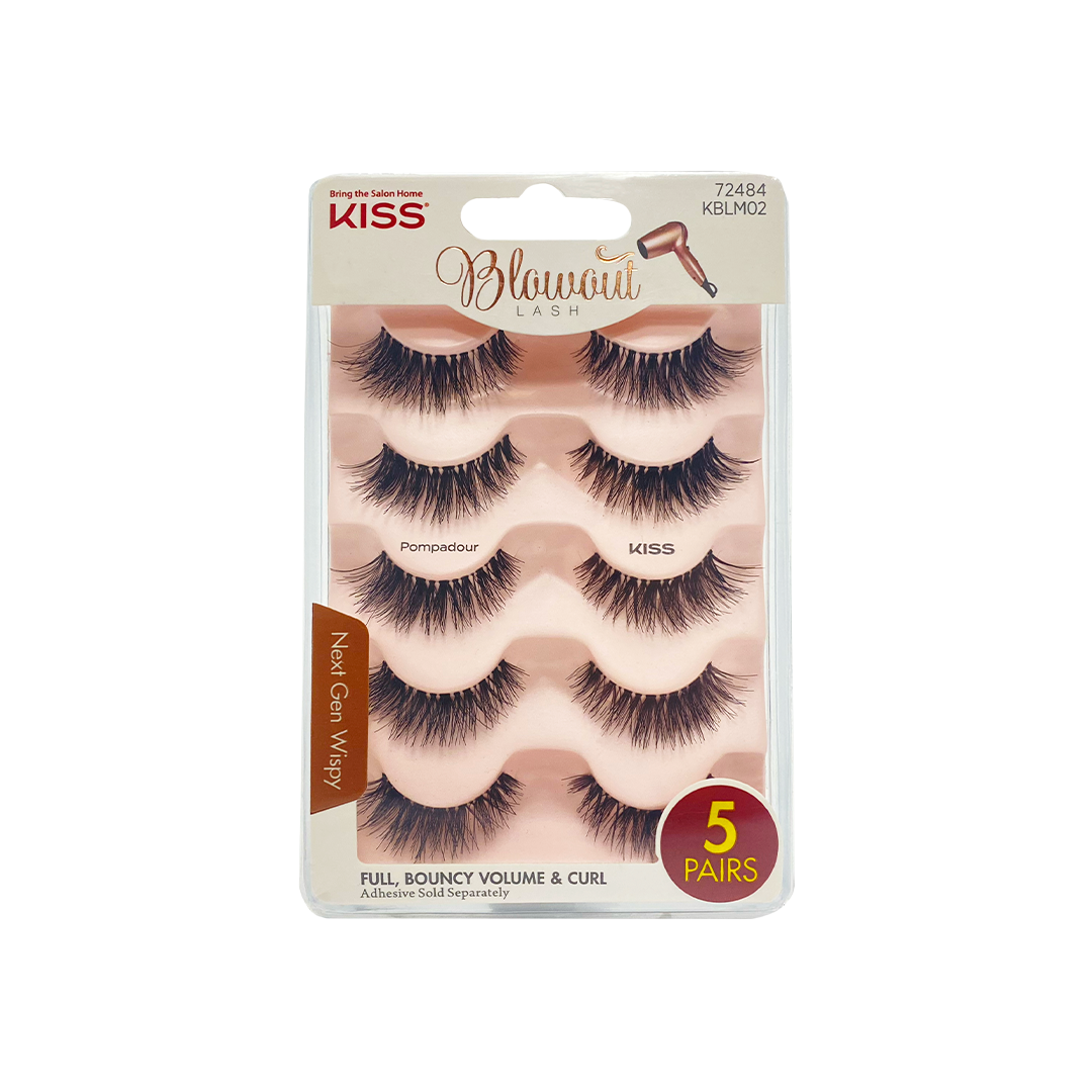 Kiss Blowout Lash 5 Piece Set Pompadour 72484