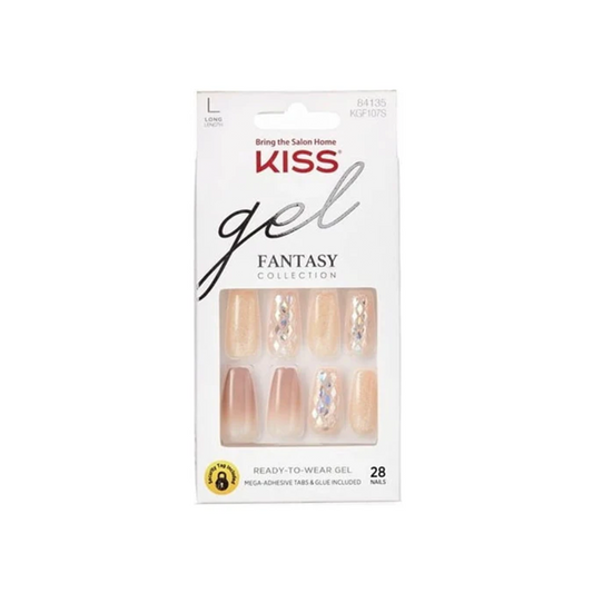 Kiss Gel Fantasy 28 Long Nails 84135