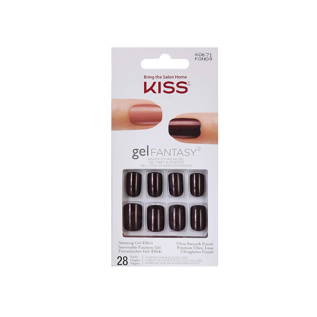 Kiss Gel Fantasy 28 Nails 60671 Chocolate KGN09