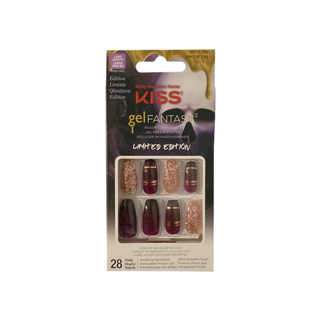 Kiss Gel Fantasy Limited Edition 28 Long Length Nails 82636