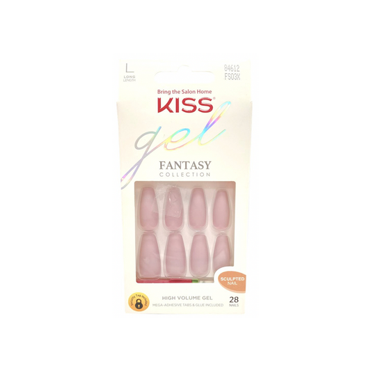 Kiss Gel Fantasy 28 Long Length Nails 84612