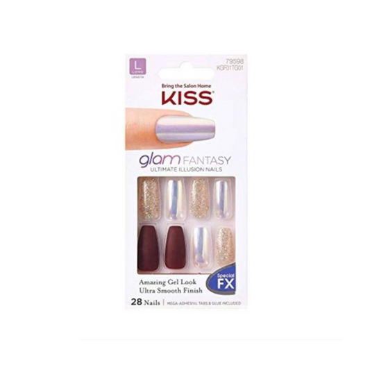 Kiss Glam Fantasy 28 Long Nails 79598