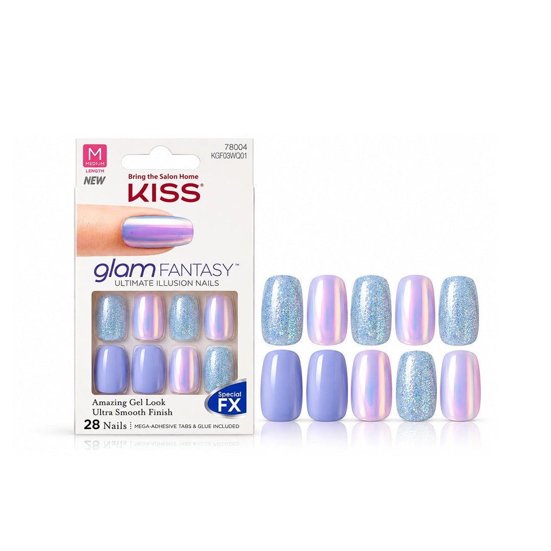 Kiss Glam Fantasy 28 Medium Nails 78004