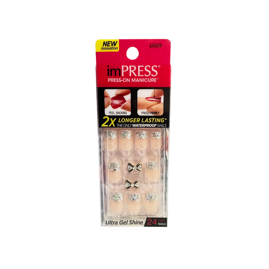 Kiss Impress 24 Nails 60659 One Shine Day Bow