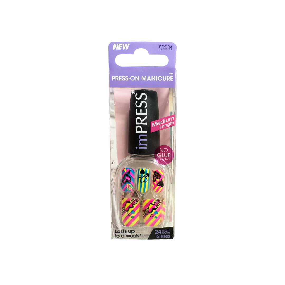 Kiss Impress 24 Nails All Shook Up 57691