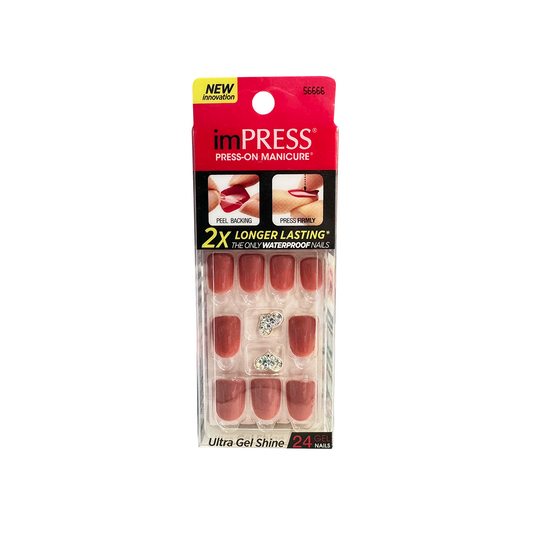 Kiss Impress 24 Nails Heart Jewel 56666