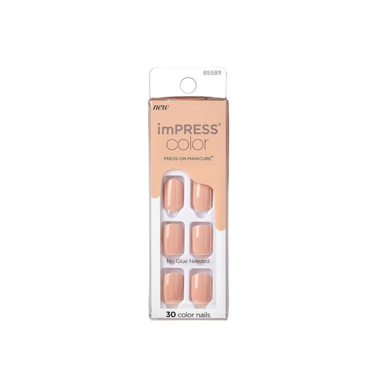 Kiss Impress Color Nails Latte 85589
