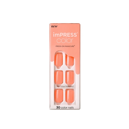 Kiss Impress Color Nails Orange Squeeze