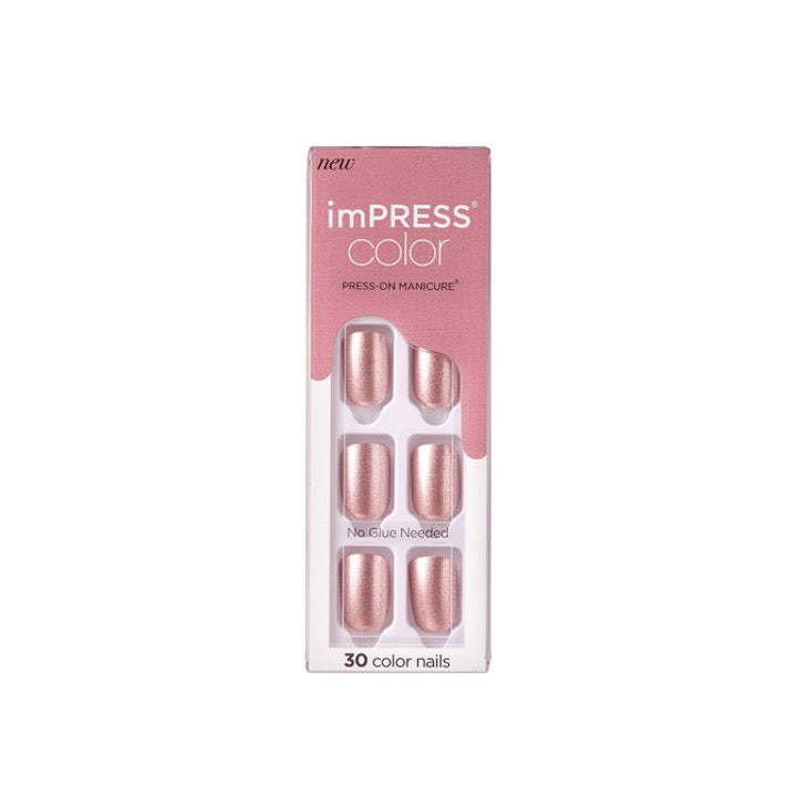 Kiss Impress Color Nails Paralyzed Pink