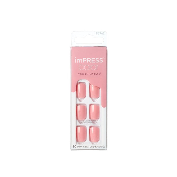 Kiss Impress Color Nails Pretty Pink