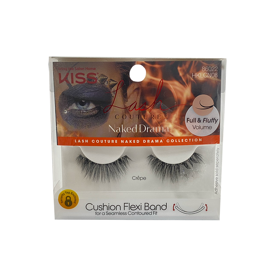 Kiss Lash Couture False Lashes Naked Drama Crepe