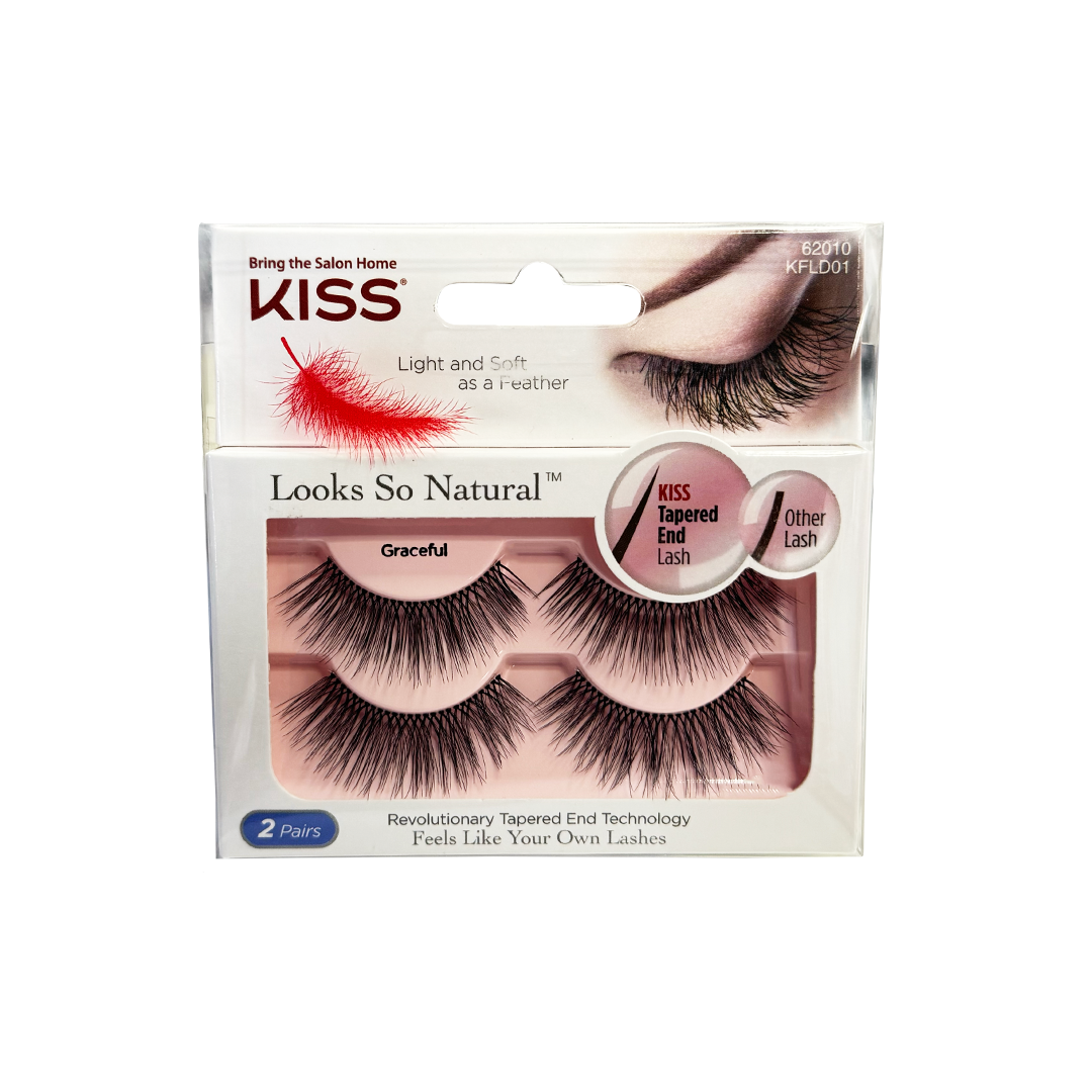 Kiss Looks So Natural False Eyelashes Duo Graceful 62010