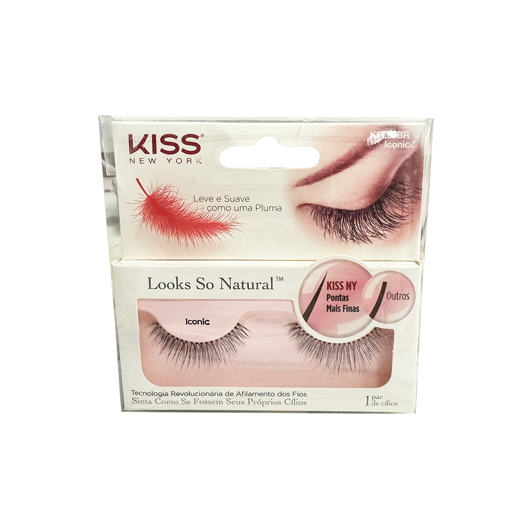Kiss Looks So Natural False Eyelashes Iconic KFL06BR