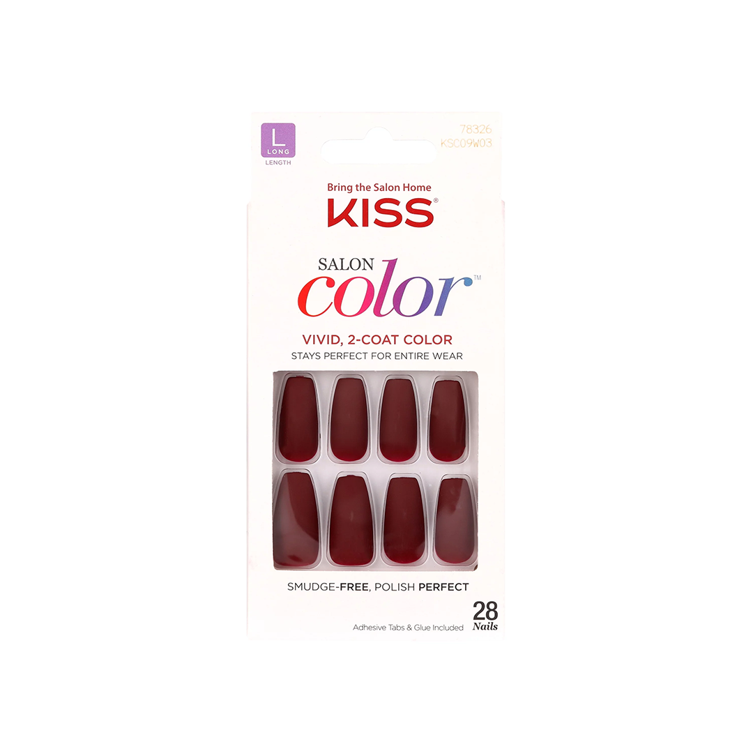 Kiss Salon Color 28 Long Nails 78326