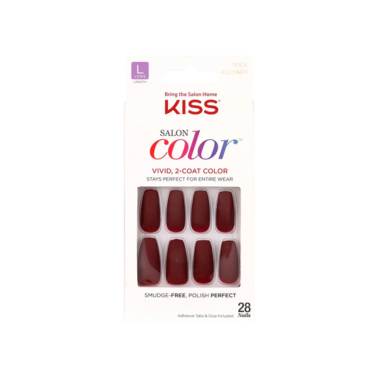 Kiss Salon Color 28 Long Nails 78326
