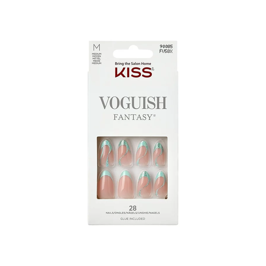 Kiss Voguish Fantasy 28 Medium Nails 90085