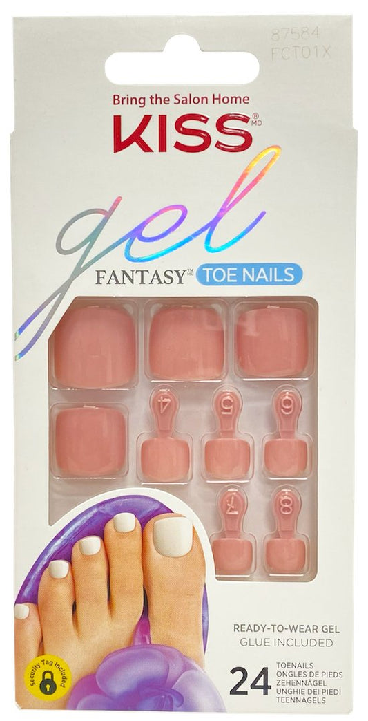 Kiss Gel Fantasy Toe Nails 87584