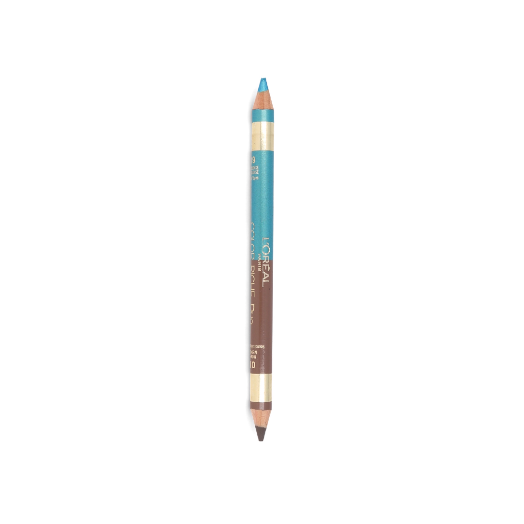 Loreal Color Riche Eye Brows Duo Pencil 01 Medium & 19 Turquoise