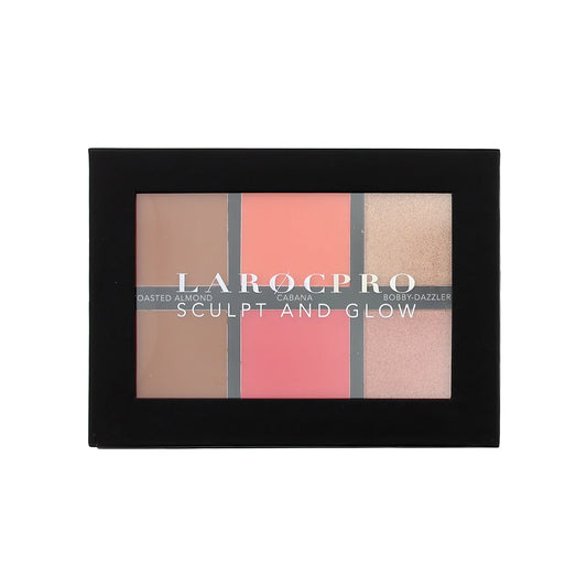 LaRoc Pro Highlighter Palette Sculpt And Glow