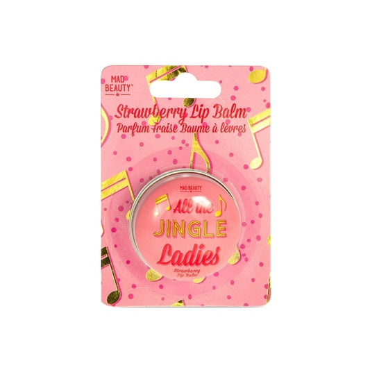 Mad Beauty All The Jingle Ladies Strawberry Lip Balm