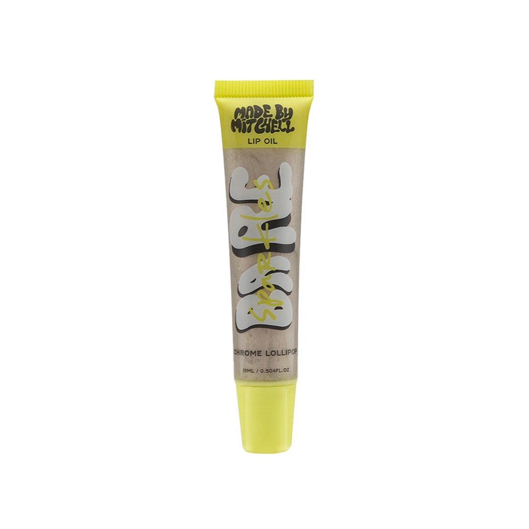 Made By Mitchell Bare Sparkles Lip Oil Chrome Lollipop 15ml