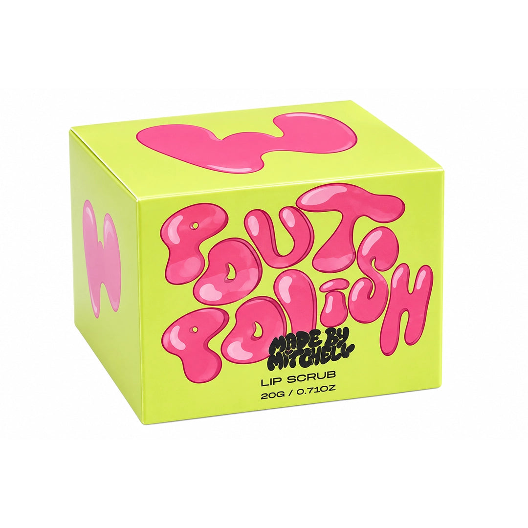 Made By Mitchell Pout Polish Lip Scrub Hubba Hubba 20g