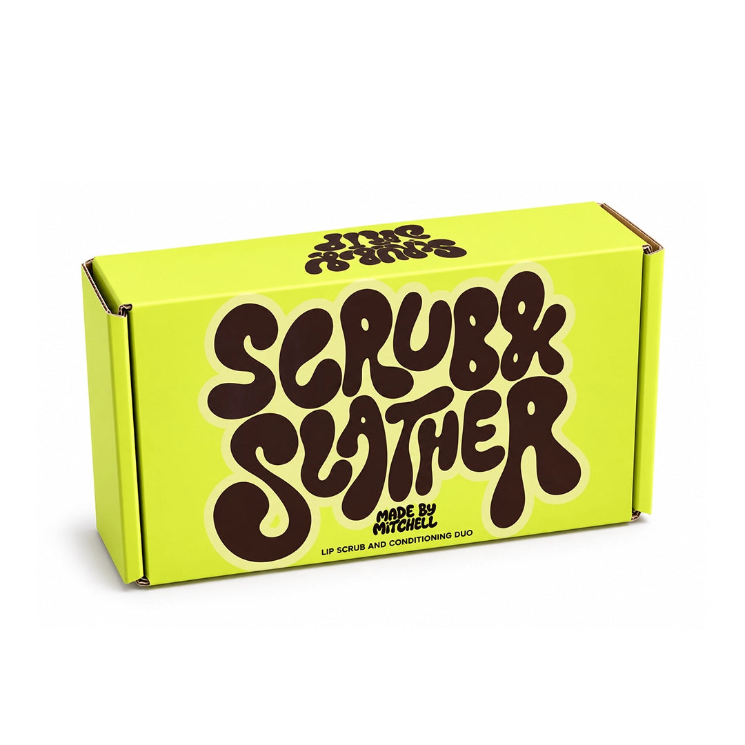 Made By Mitchell Scrub & Slather Lip Scrub & Conditioning Duo Daily Drip