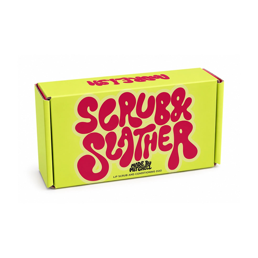 Made By Mitchell Scrub & Slather Lip Scrub & Conditioning Duo Moreish