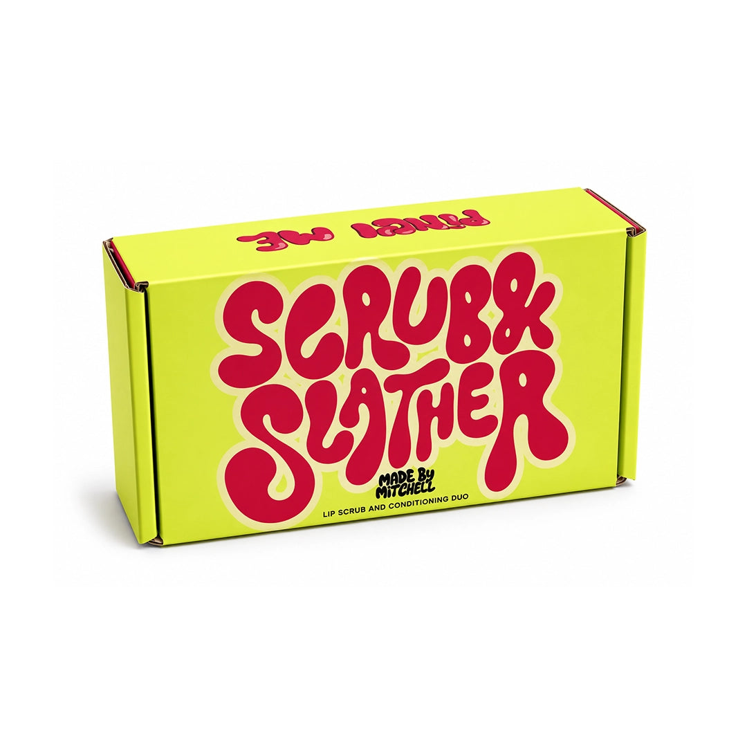 Made By Mitchell Scrub & Slather Lip Scrub & Conditioning Duo Pinch Me