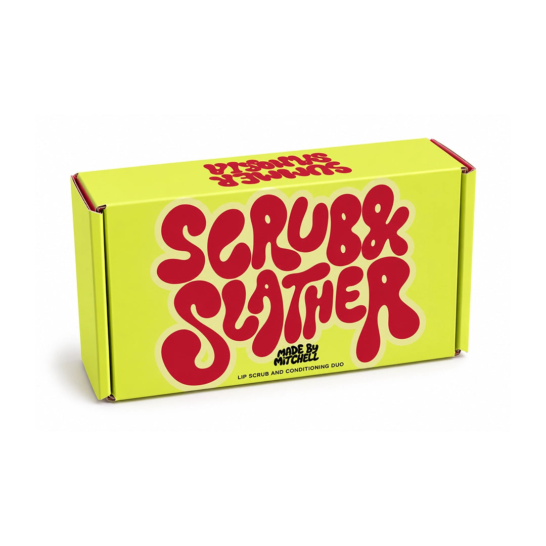 Made By Mitchell Scrub & Slather Lip Scrub & Conditioning Duo Summer Sangria