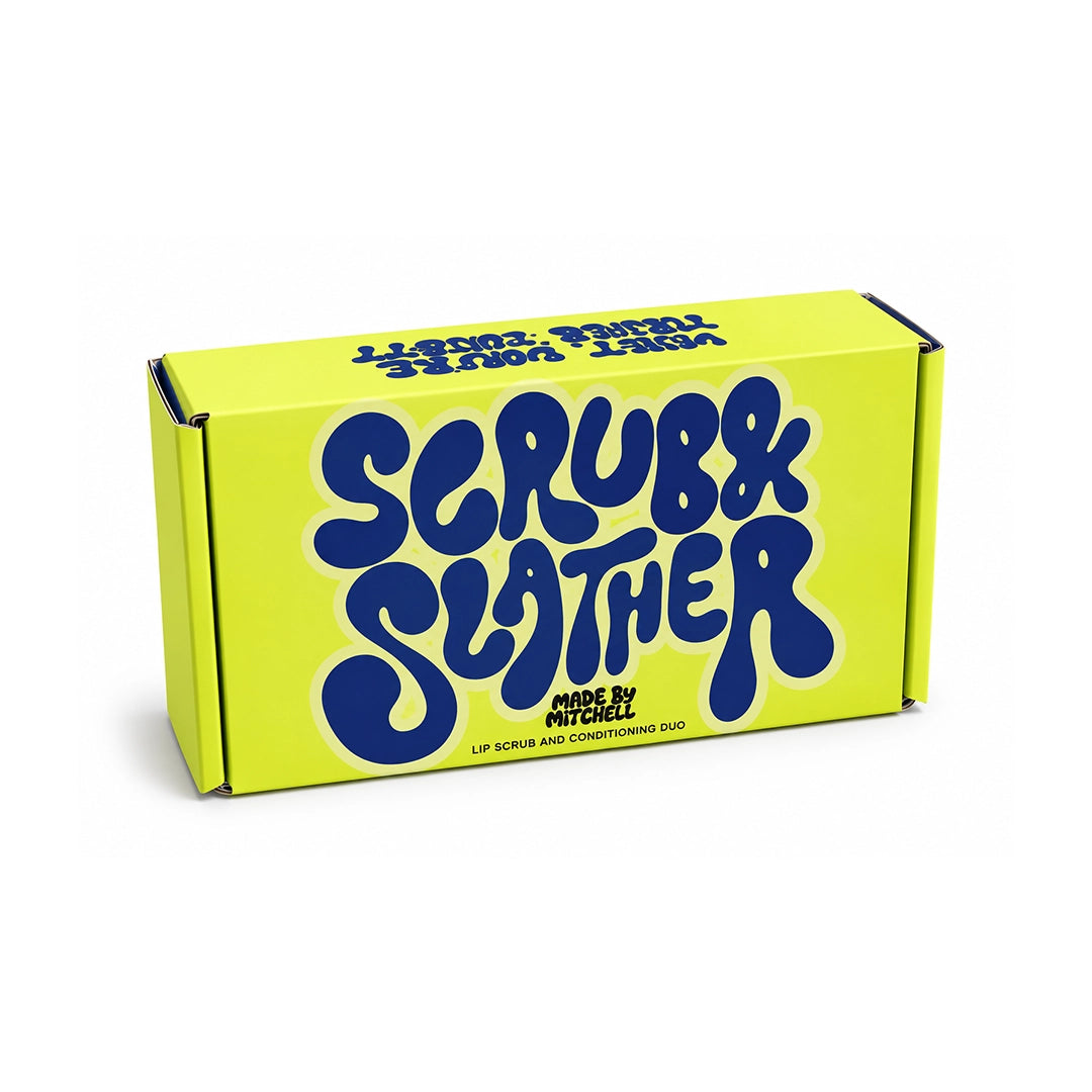 Made By Mitchell Scrub & Slather Lip Scrub & Conditioning Duo Violet, Youre Turning Violet