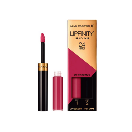 Max Factor Lipfinity Lip Gloss & Top Coat 040 Vivacious