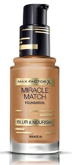 Max Factor Miracle Match Foundation Blur & Nourish Bronze 80