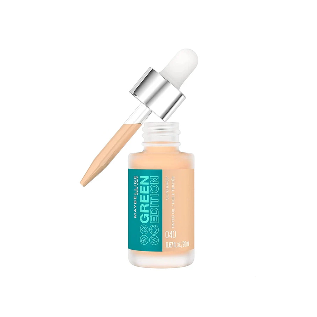 Maybelline Green Edition Superdrop Tinting Oil Foundation 40 20ml