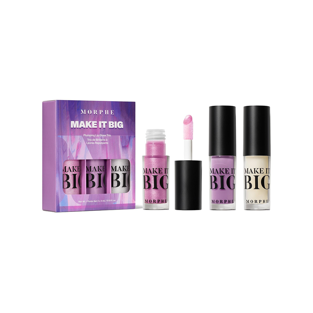 Morphe Ultra Lavender Make It Big Plumping Lipgloss Trio