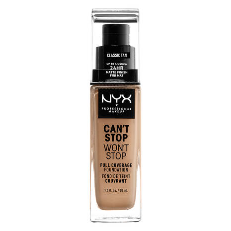 NYX Cant Stop Wont Stop Foundation Classic Tan