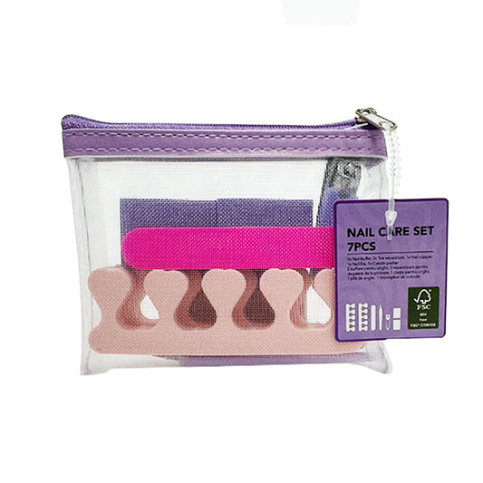 Nail Care Set 7 Piece Purple