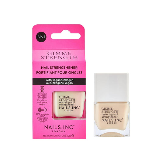 Nails Inc Gimme Strength Nail Strengthener 14ml With Vegan Collagen