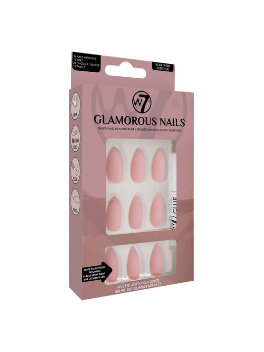 W7 Glamorous Nails Nude With Attitude