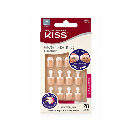 Kiss Everlasting 28 Petite French Nails 54244