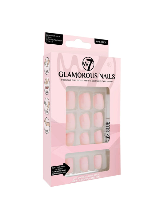 W7 Glamorous Nails Pink Beige